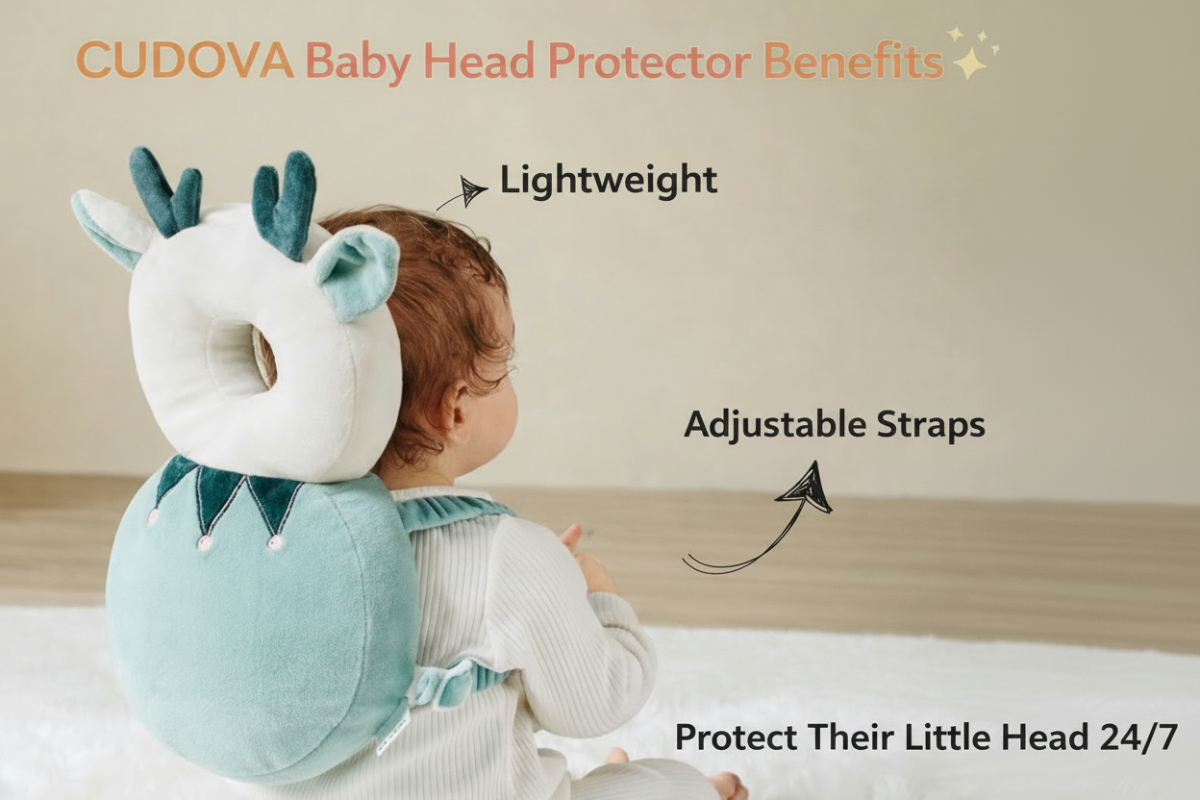 Cudova™  - Baby Head Protector Backpack