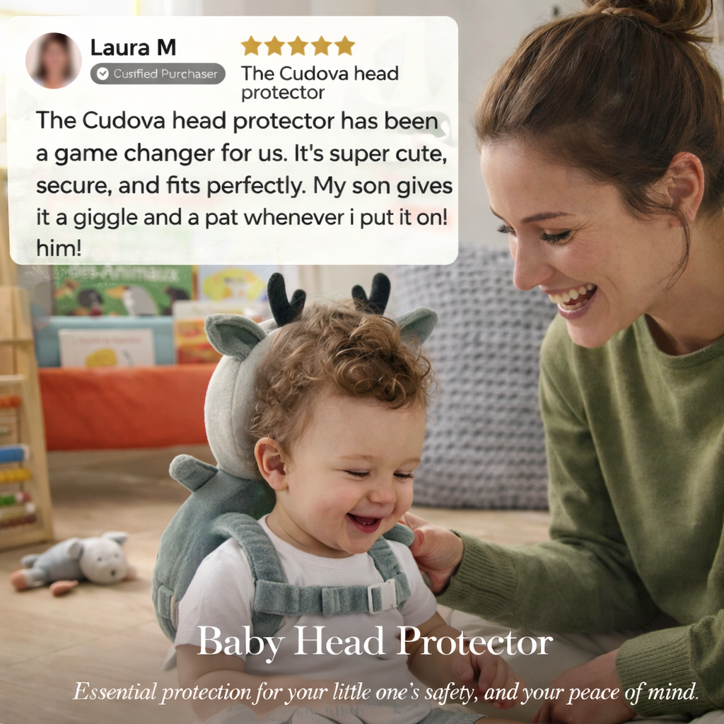 Cudova™  - Baby Head Protector Backpack