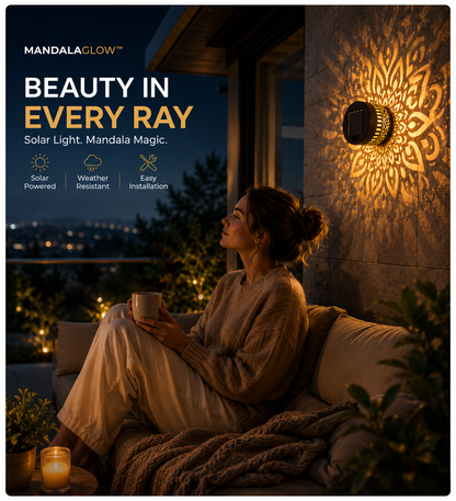 MandalaGlow™ Solar Light