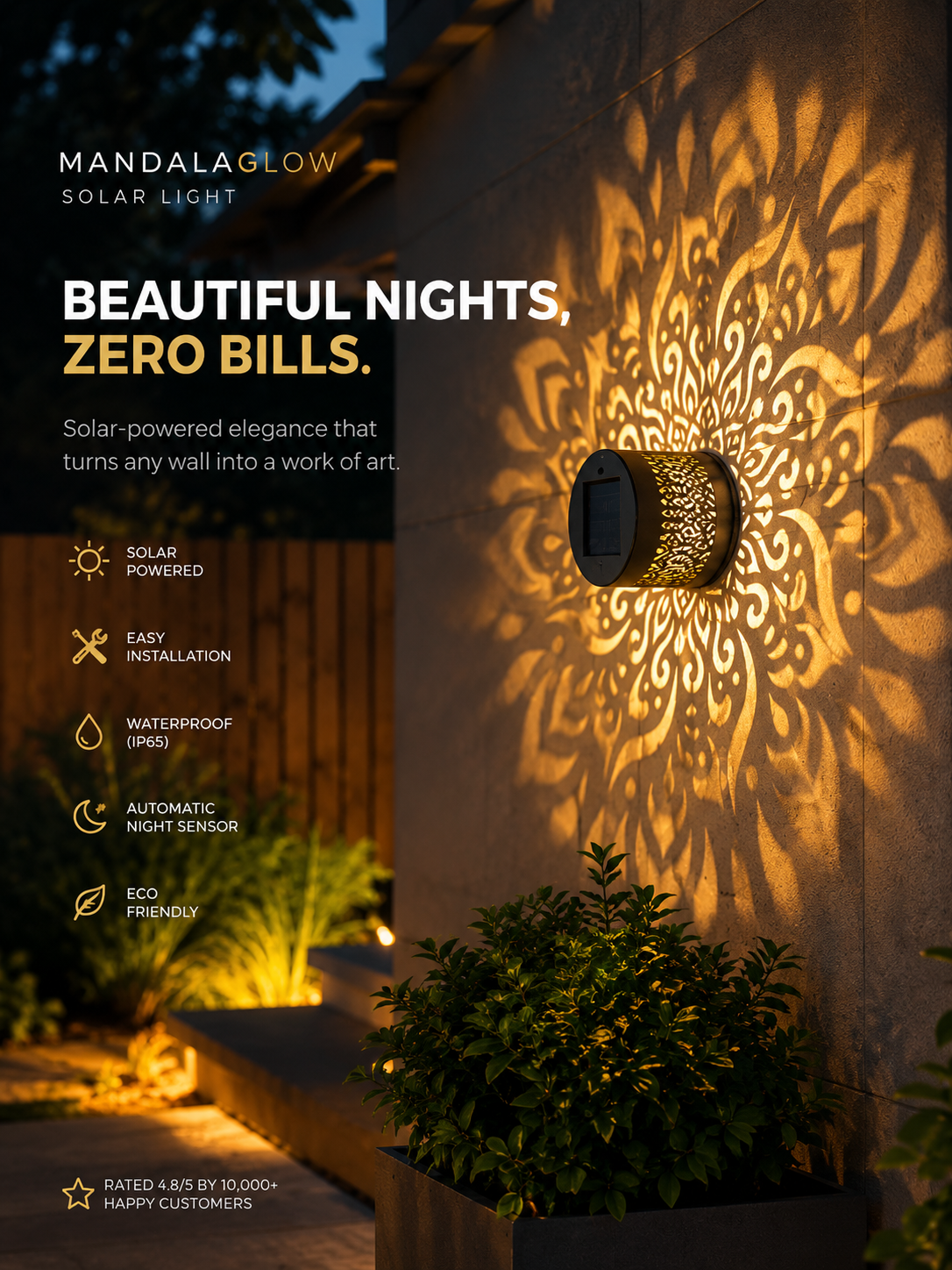 MandalaGlow™ Solar Light
