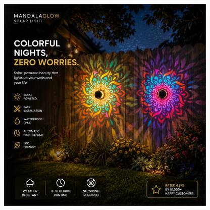 MandalaGlow™ Solar Light