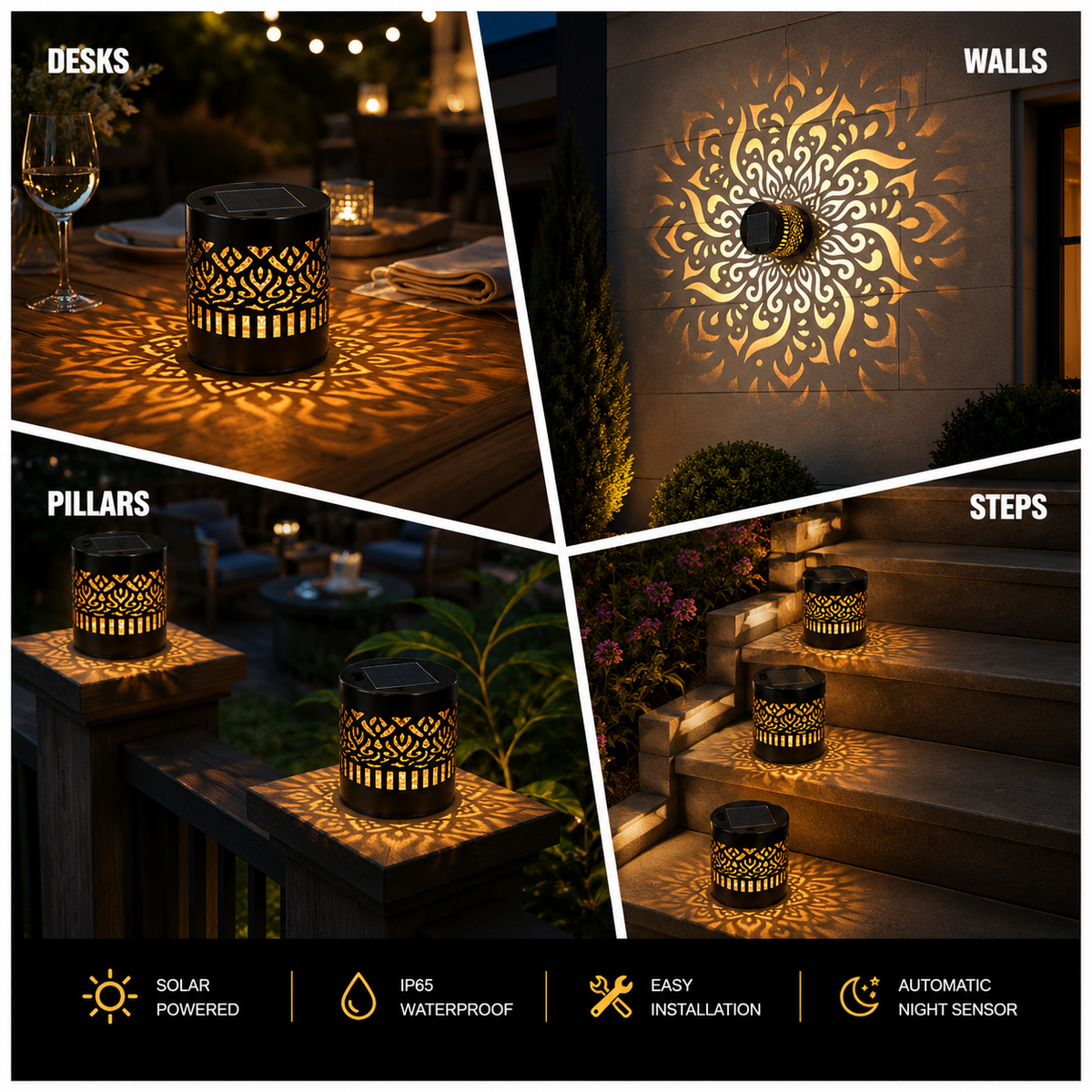 MandalaGlow™ Solar Light