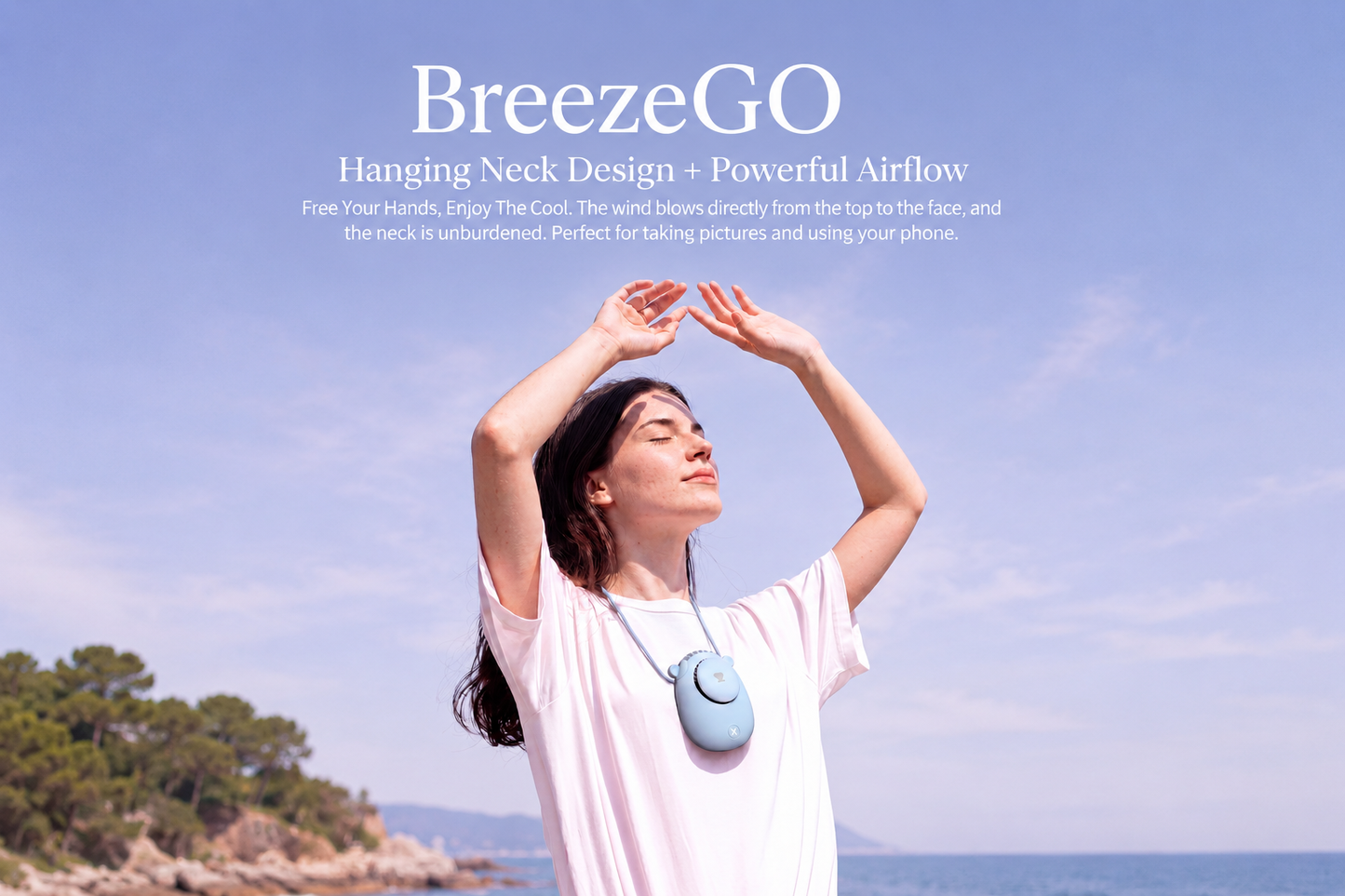 BreezeGo™ -  Portable Cooling Fan