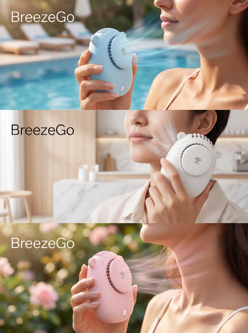 BreezeGo™ -  Portable Cooling Fan