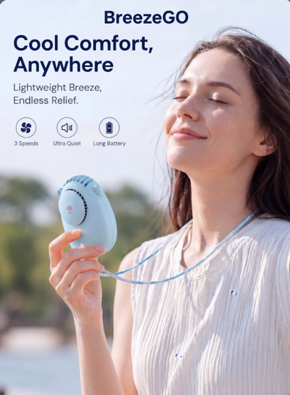 BreezeGo™ -  Portable Cooling Fan