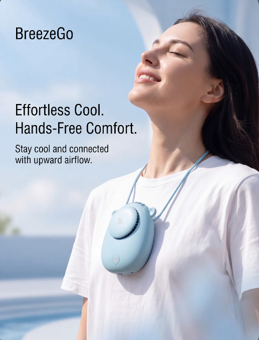 BreezeGo™ -  Portable Cooling Fan