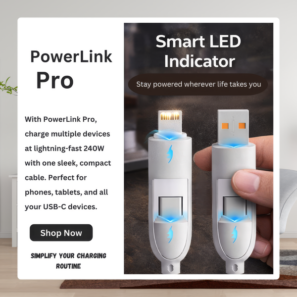 PowerLink Pro - 240W 4-in-1 Charging Cable